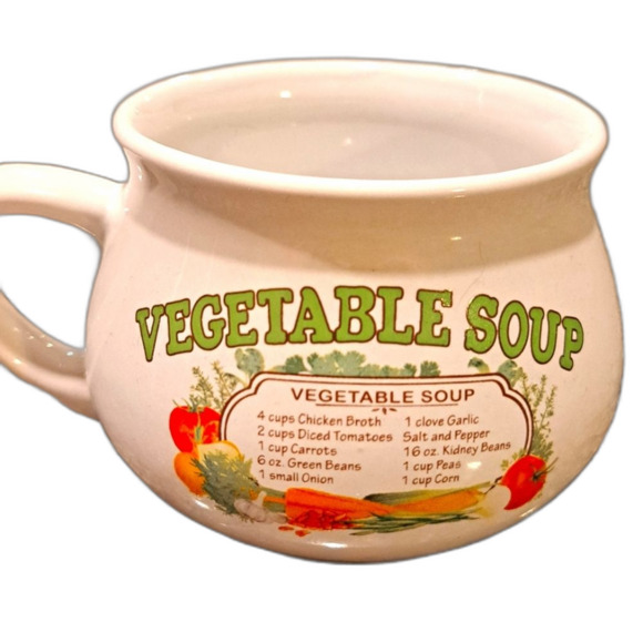 Vegetable Soup mug cup bowl from D.D.J. Inc. - Picture 1 of 9
